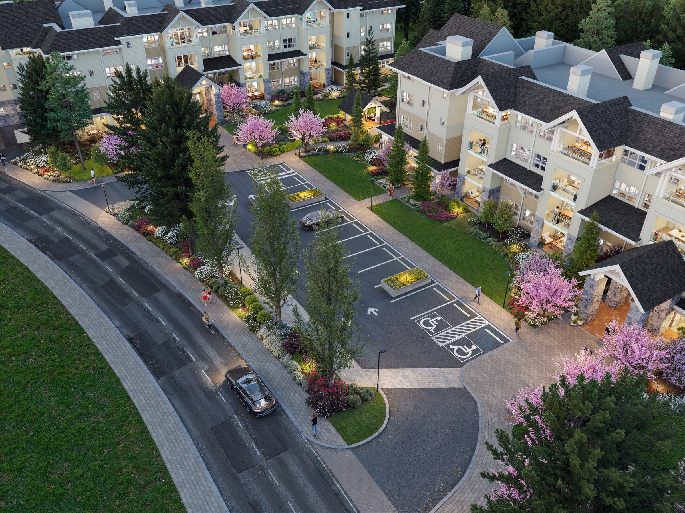 Chelsea at Longwood amenity space rendering